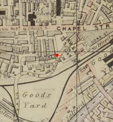Manchester and Salford 1884. Rodney Street